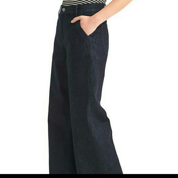 GAP Denim - Gap Super High Rise Wide Leg Capris